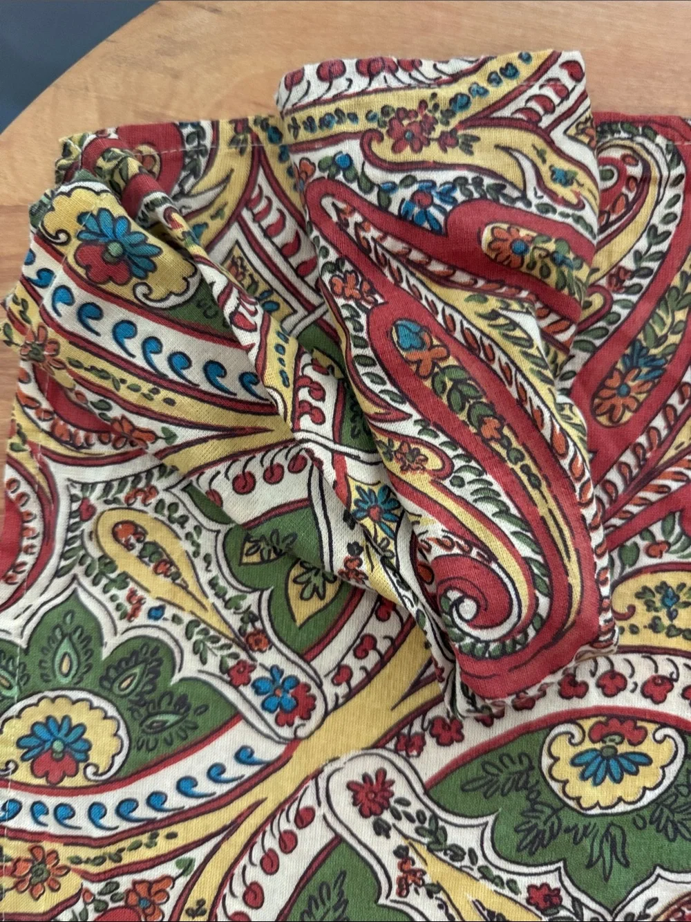 April Cornell Paisley Napkins – Set of 11 Vintage/Retired